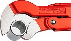Применение газового ключа S-образные губки 45° Rothenberger Super S 45°-1"