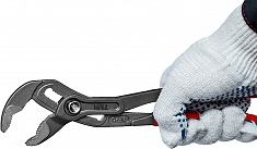 Применение клещей переставных с механизмом быстрой фиксации Voll Cobra 10 (250 мм), CrV Применение клещей переставных с механизмом быстрой фиксации Voll Cobra 10 (250 мм), CrV