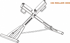 Роликовые опоры для пластиковых труб Ritmo HS Roller 355