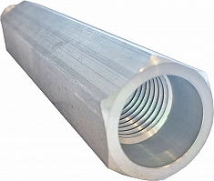 Шестигранные алюминиевые удлинители для алмазной коронки Kern 1 1/4 UNC, 300 мм